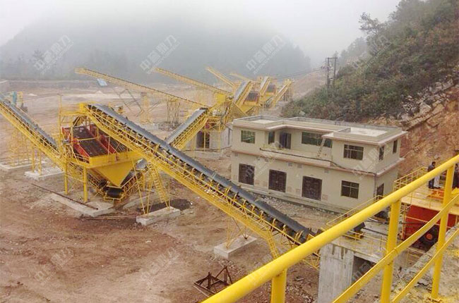 Карьерная линия по переработке синего камня производительностью 1500 тч (300)