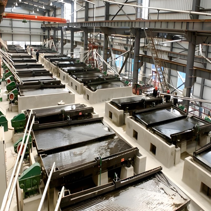 Качающийся концентрационный стол для обогащения металлических руд (5)