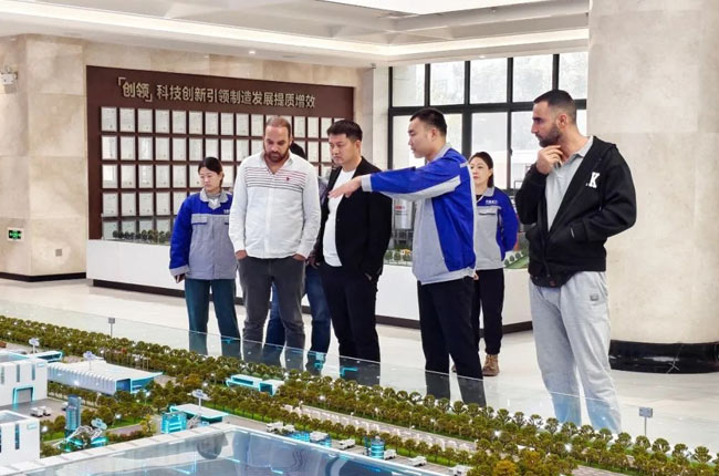 Клиенты из Индии, Египта и Сирии посетили интеллектуальный производственный комплекс111 (2)