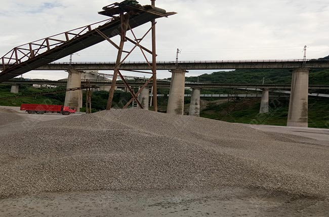 Линия по дроблению речной гальки производительностью 300 тч (200)