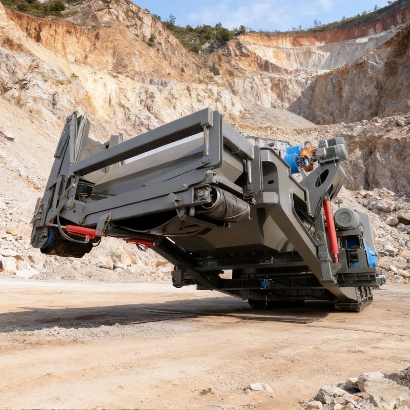 Мобильная дробильно-сортировочная станция (2)