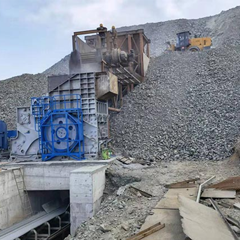 Проект дробления железной руды горизонтальной гирационной дробилкой DLHGC (230)6