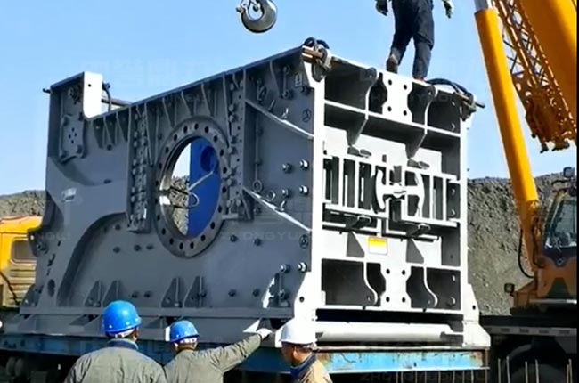 Проект дробления железной руды горизонтальной гирационной дробилкой DLHGC (230)